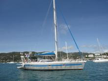 Pacific Highway 465 : At anchor in Martinique
